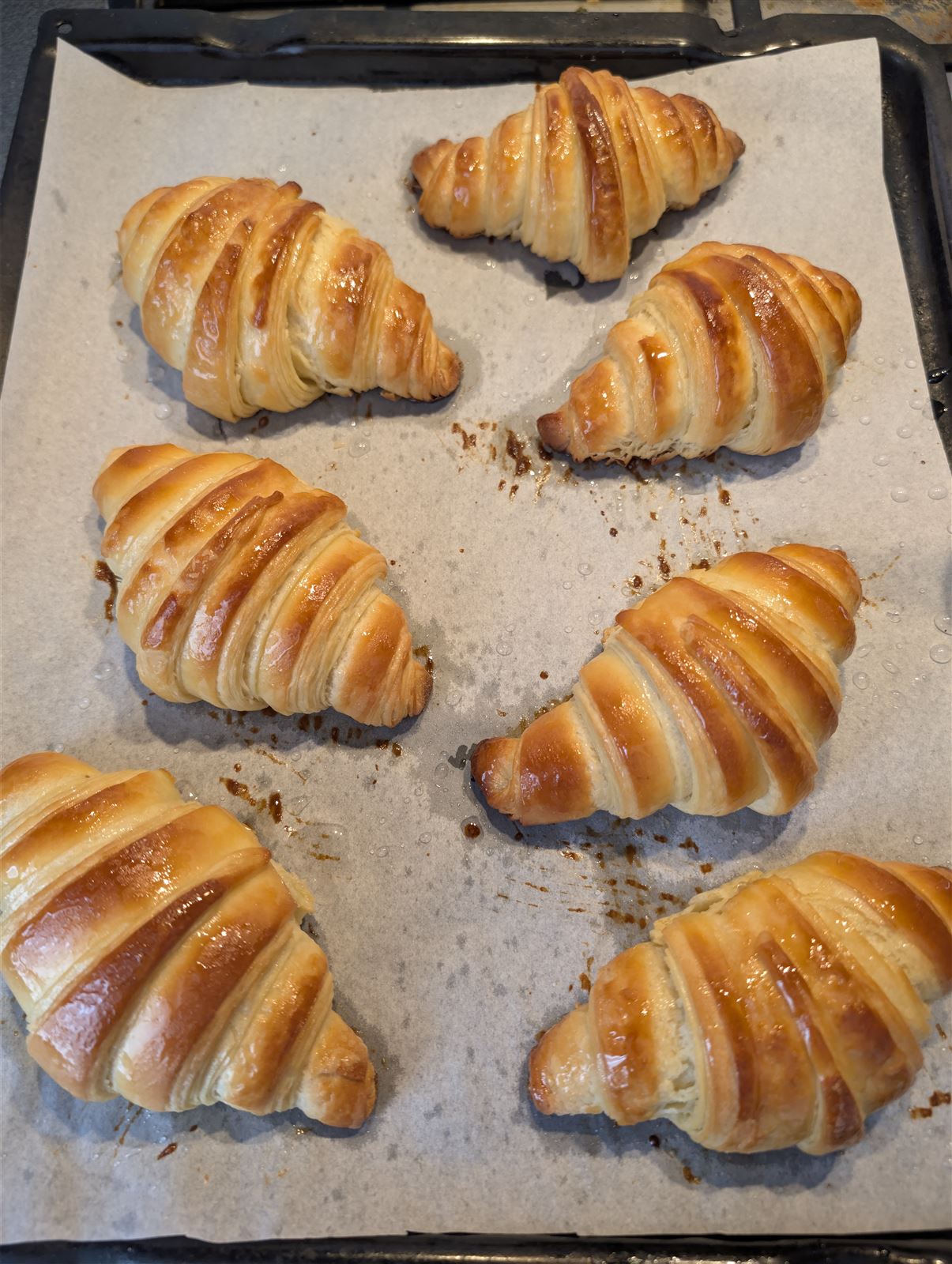 Croissant appena sfornati